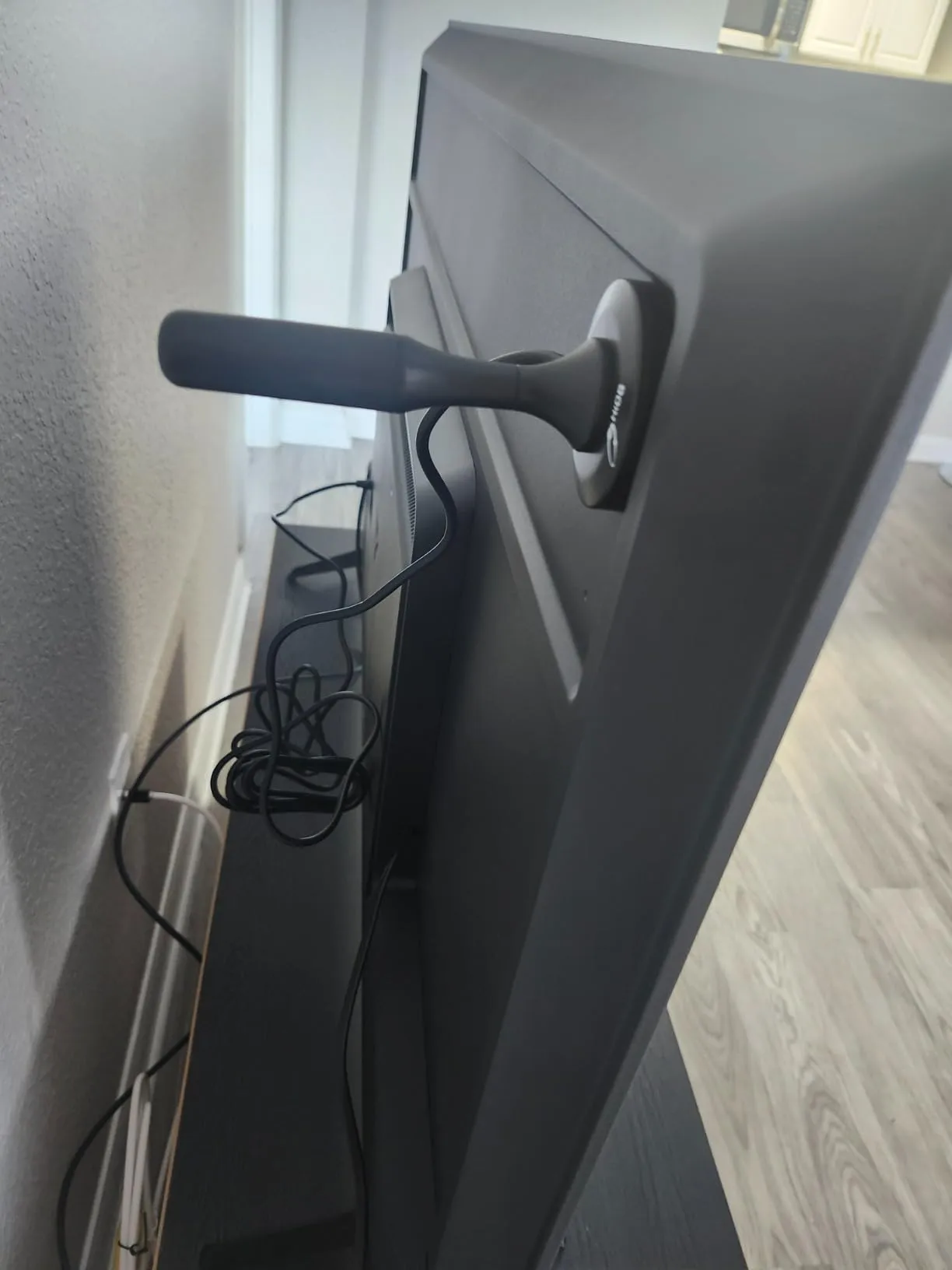 FreeView antenna installed on back of TV